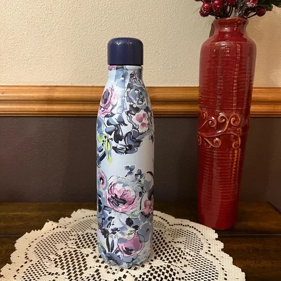 ✨NIB - Vera Bradley Fresh Cut Bouquet Stainless Steel Water Bottle✨ - Picture 1 of 9